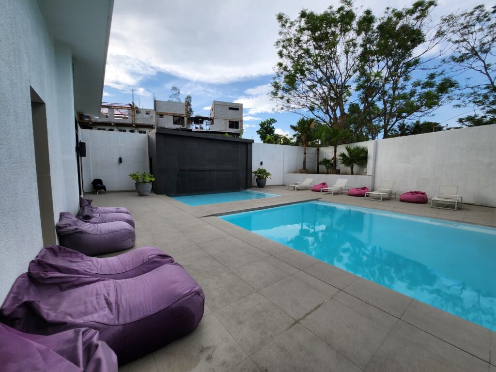 EV swimming pool