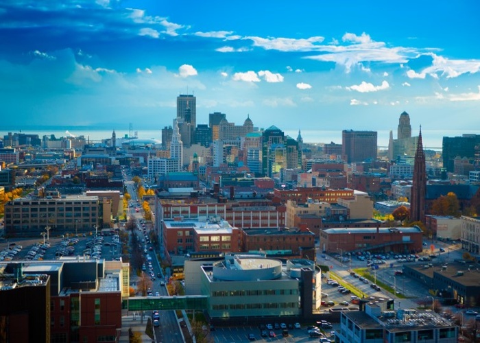 University at Buffalo city sky line