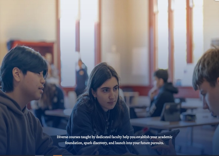 Woodstock Academy 학생들