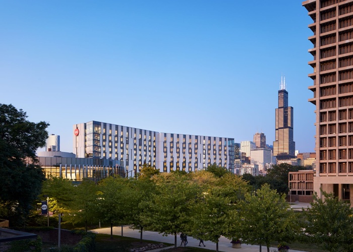 시카고 대학교 University of Illinois Chicago sight view