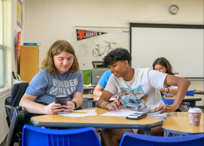 Woodside Priory School classroom