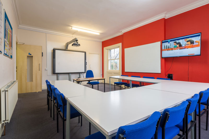 empty classroom