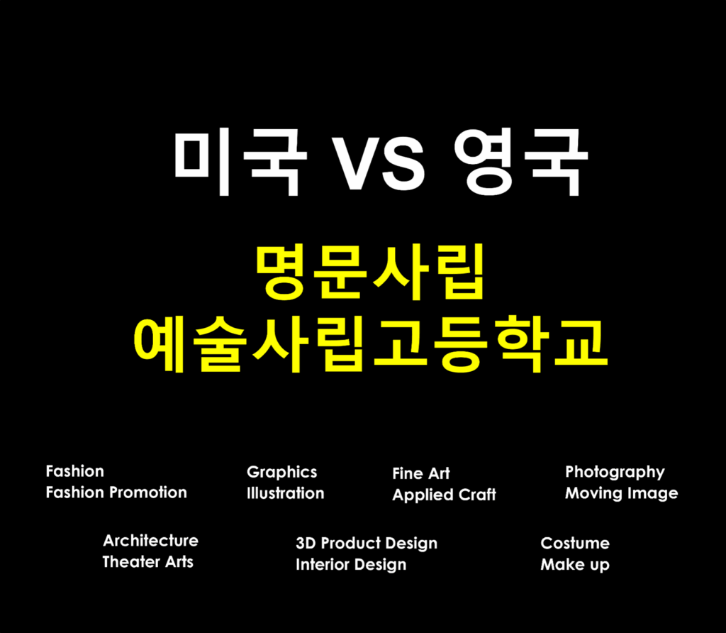 미국 vs 영국 사립예술고
