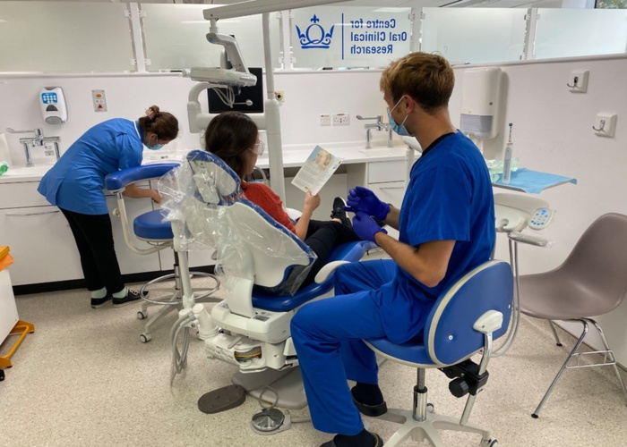 Queen Mary University of London lab dentist