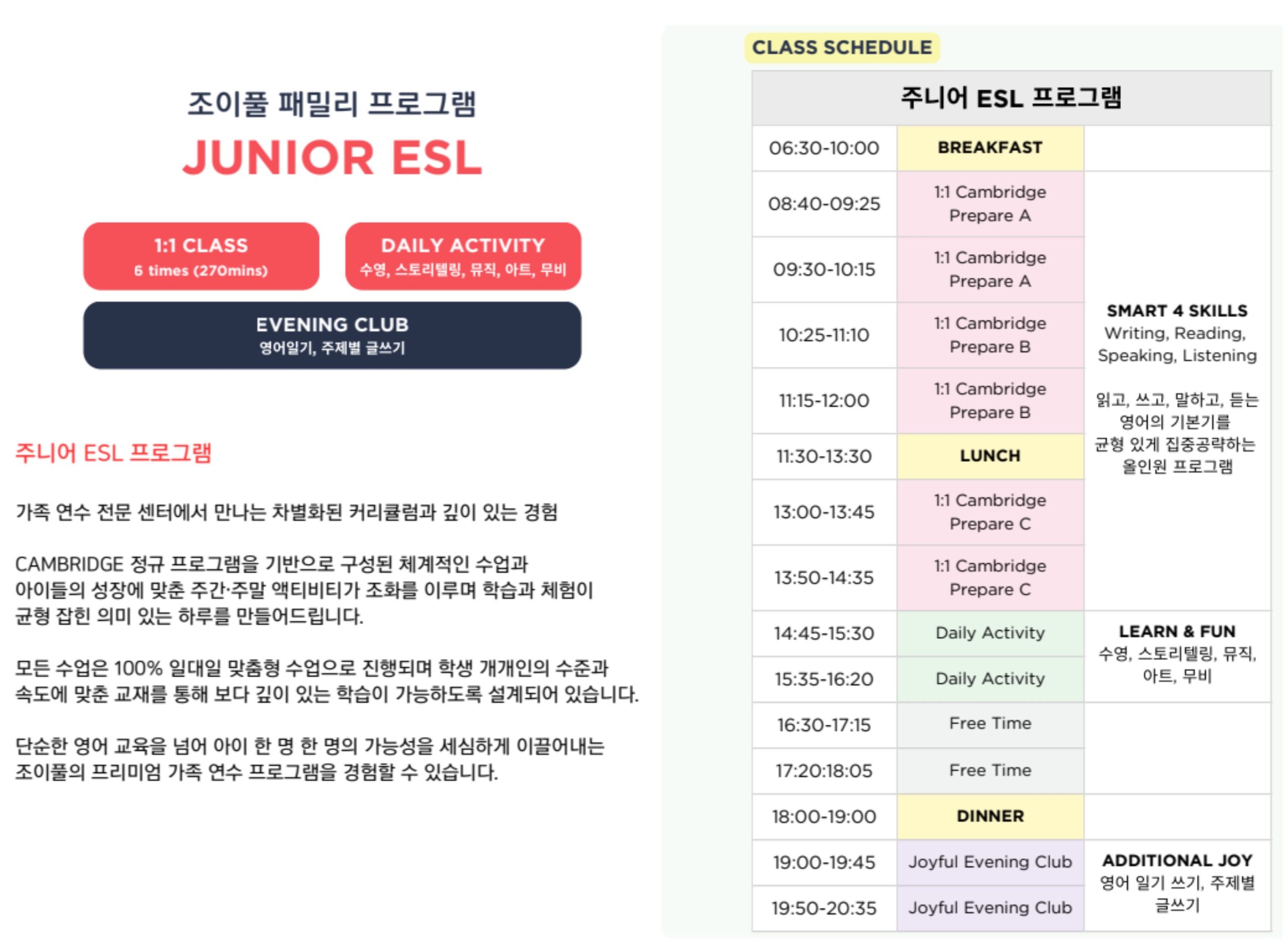 조이풀 가족 캠프 수업1