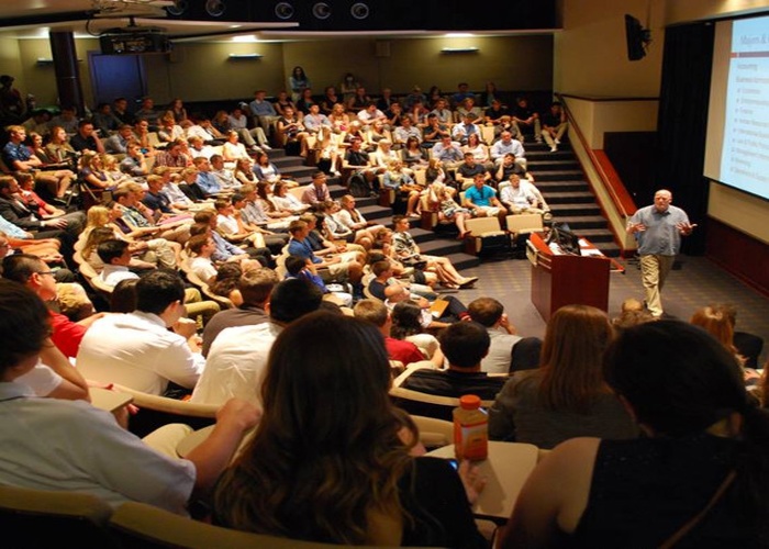 곤자가 대학교 강의실