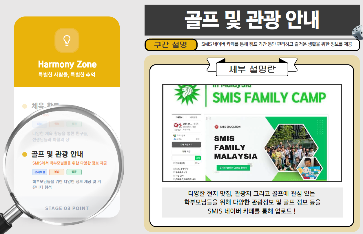 골프 및 관광 안내