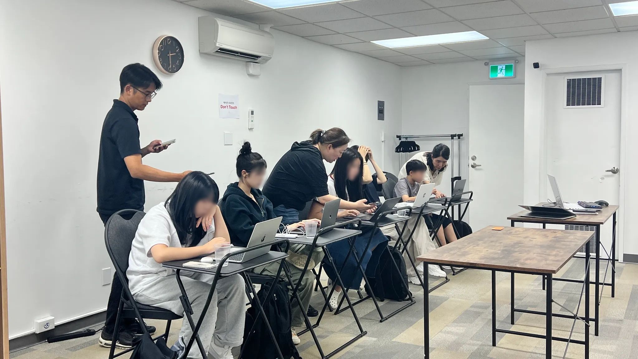 EMR 관리형유학 수업 모습