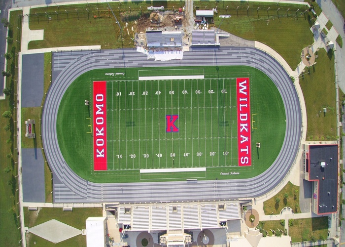 코코모 하이 스쿨 Kokomo High School 운동장