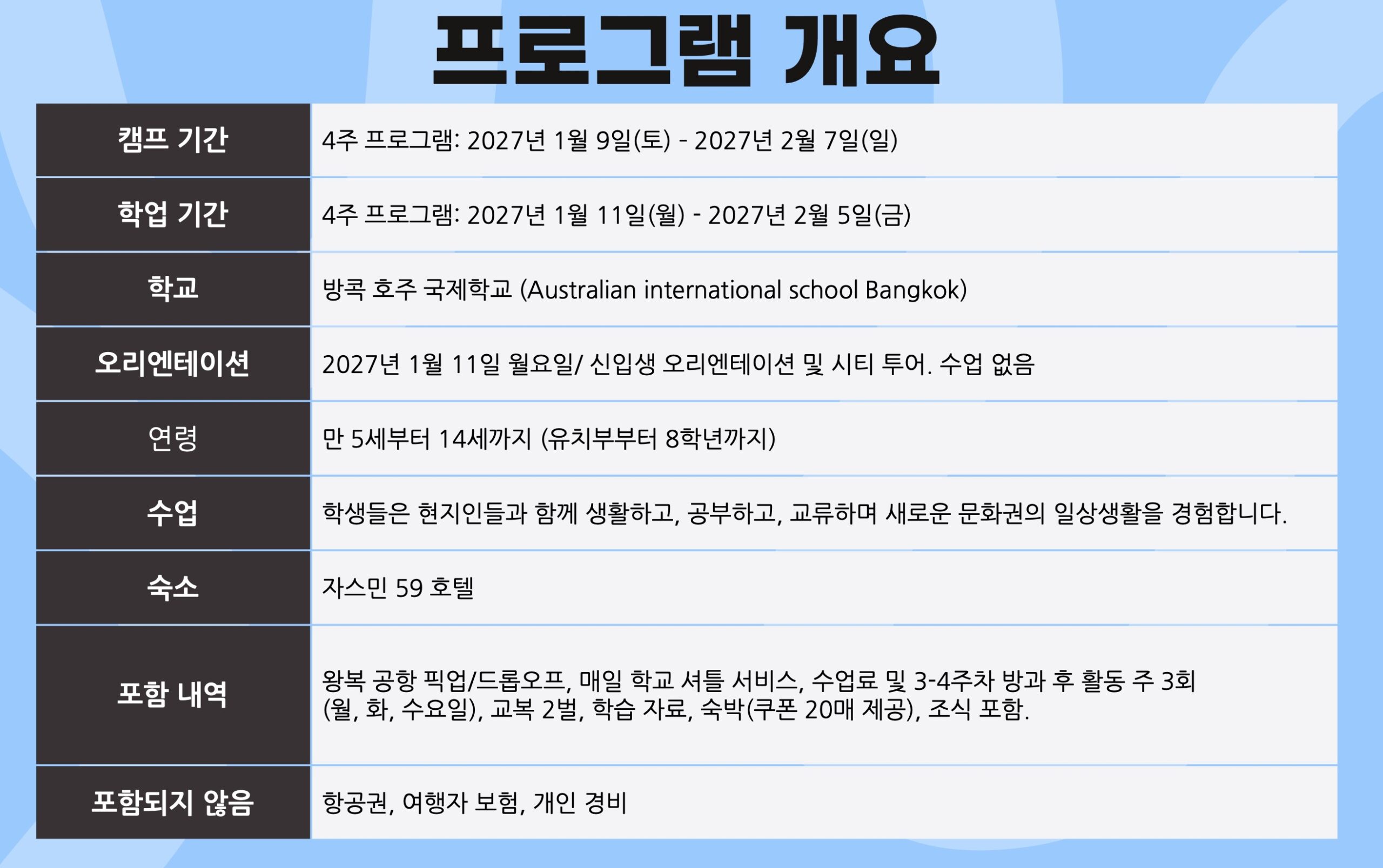 프로그램 개요