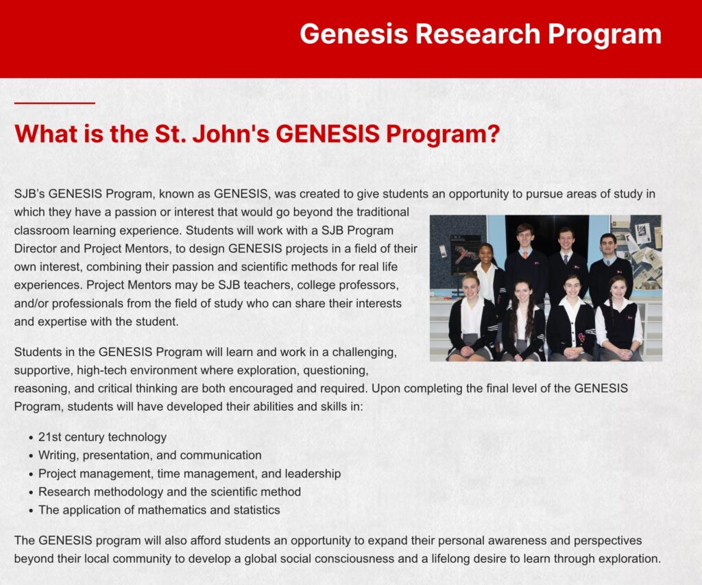 GENESIS 연구 프로그램