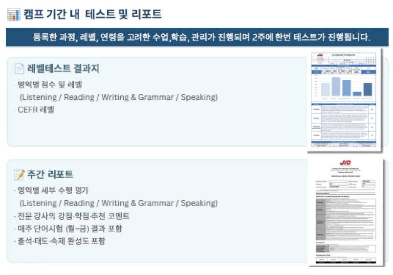 캠프기간 리포트